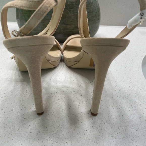 Sam Edelman Suede Sandals in Tan/Light Nude - Picture 3 of 4